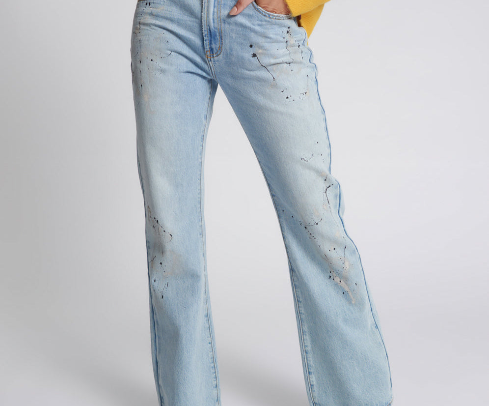 FLEETWOOD ARTISTE CHARLIE SLIM HIGH WAIST FLARED JEANS