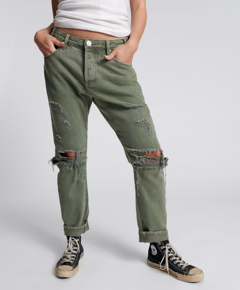 Products MESSED UP SAINTS BOYFRIEND PANTS