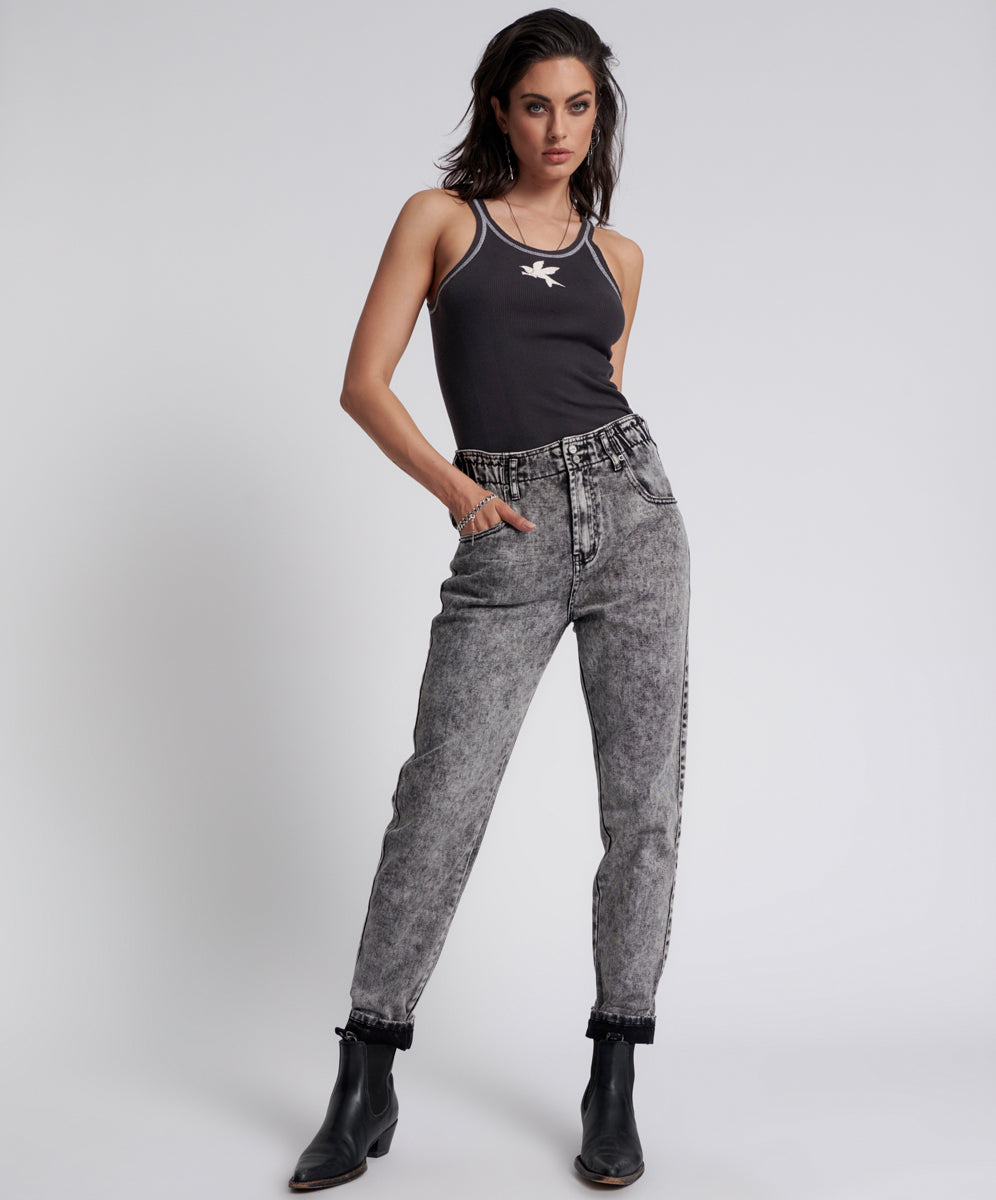Last Stock RODEO GREY PIONEERS HIGH WAIST 80S JEANS