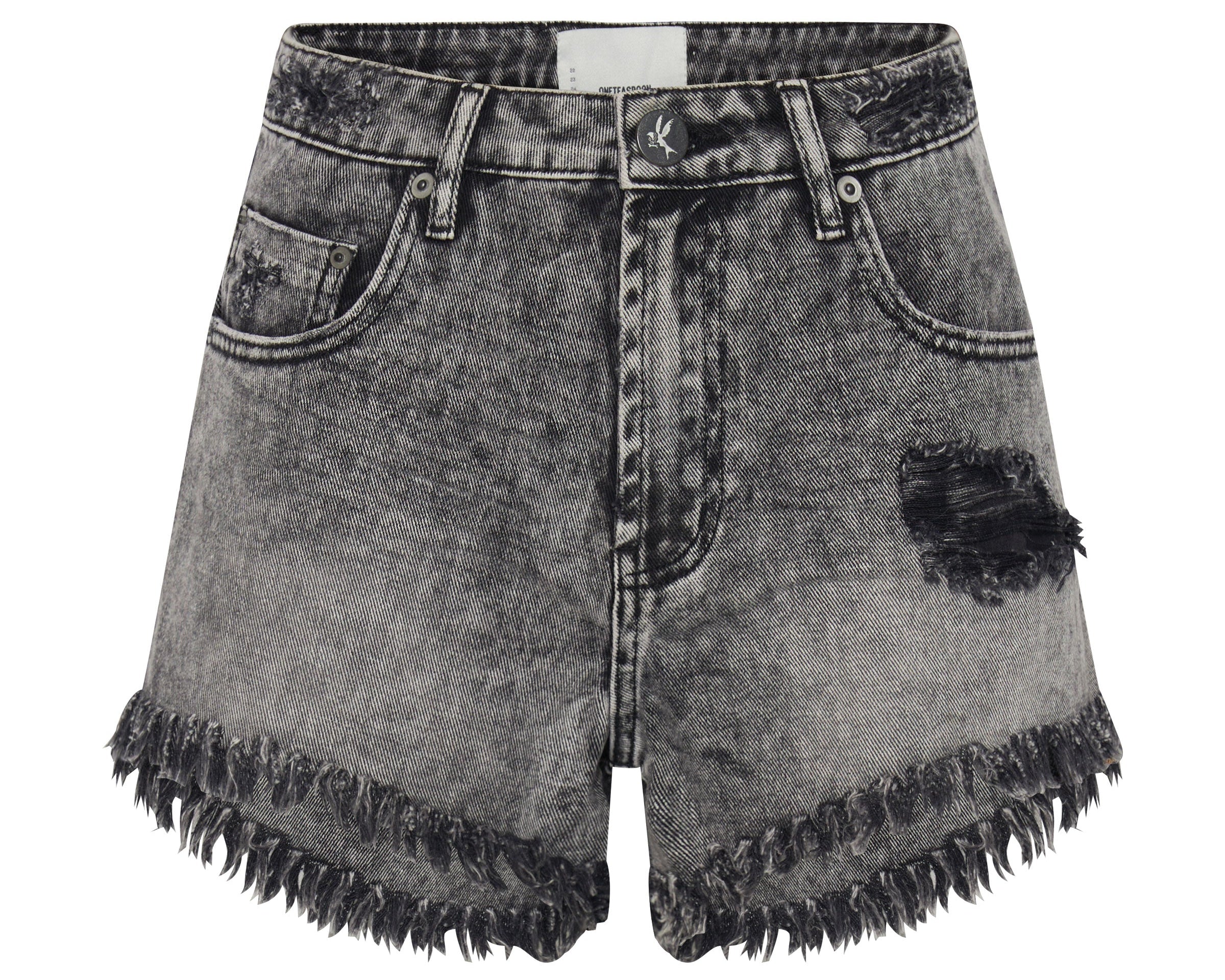 RODEO GREY BONITA HIGH WAIST DENIM SHORTS