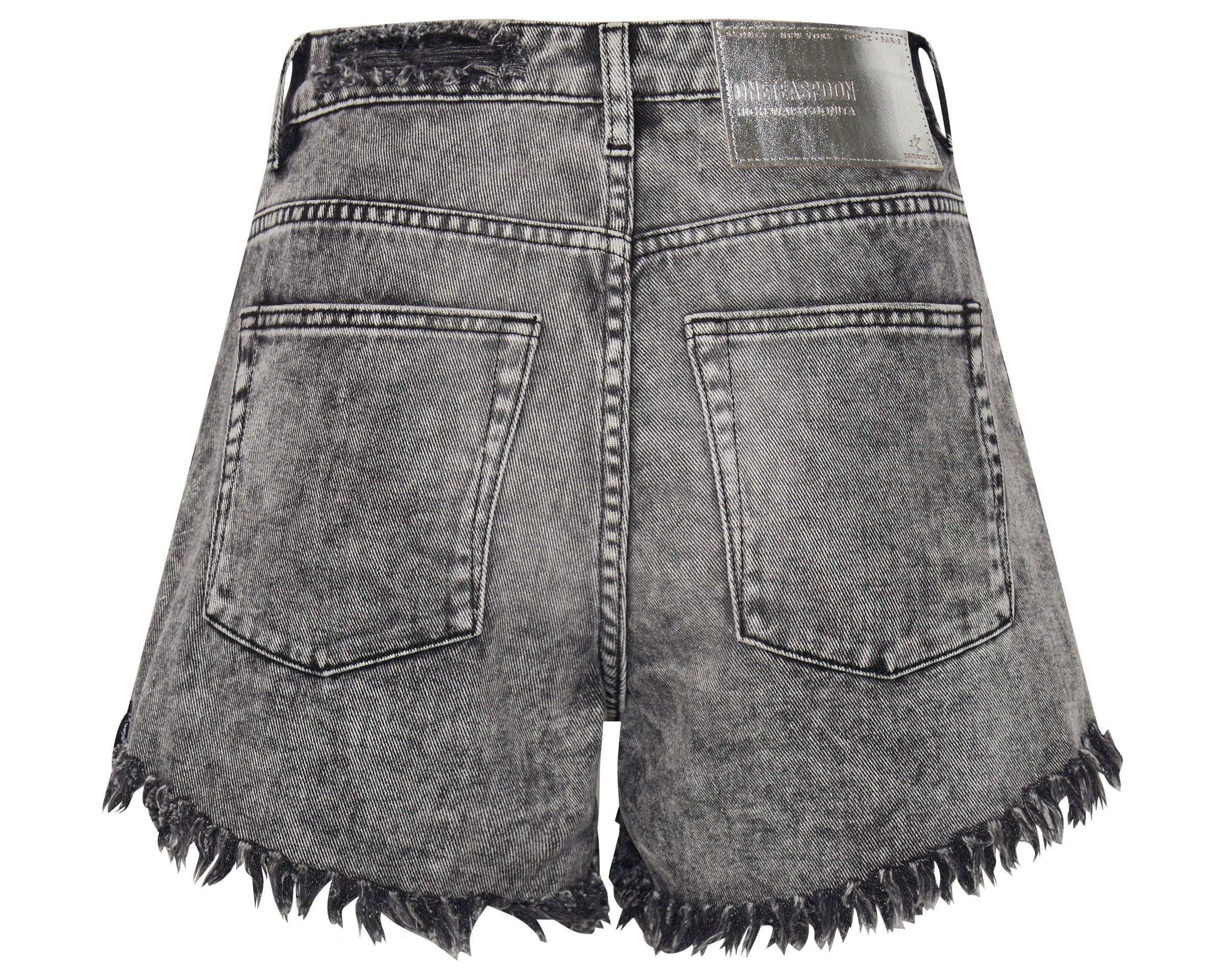 RODEO GREY BONITA HIGH WAIST DENIM SHORTS