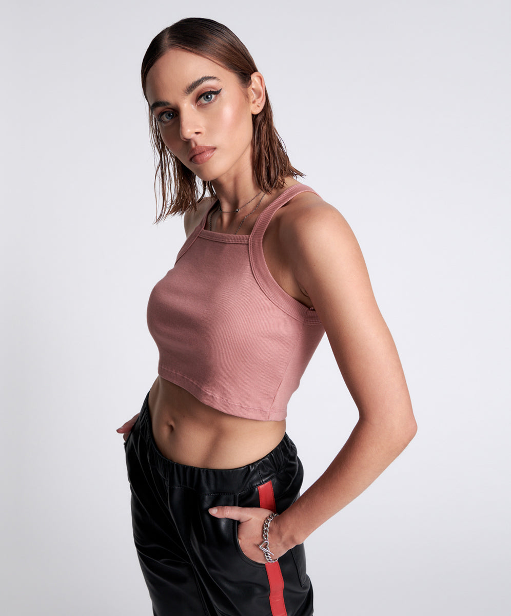 Products Bamboo Logo Rally Tank Top - Pink