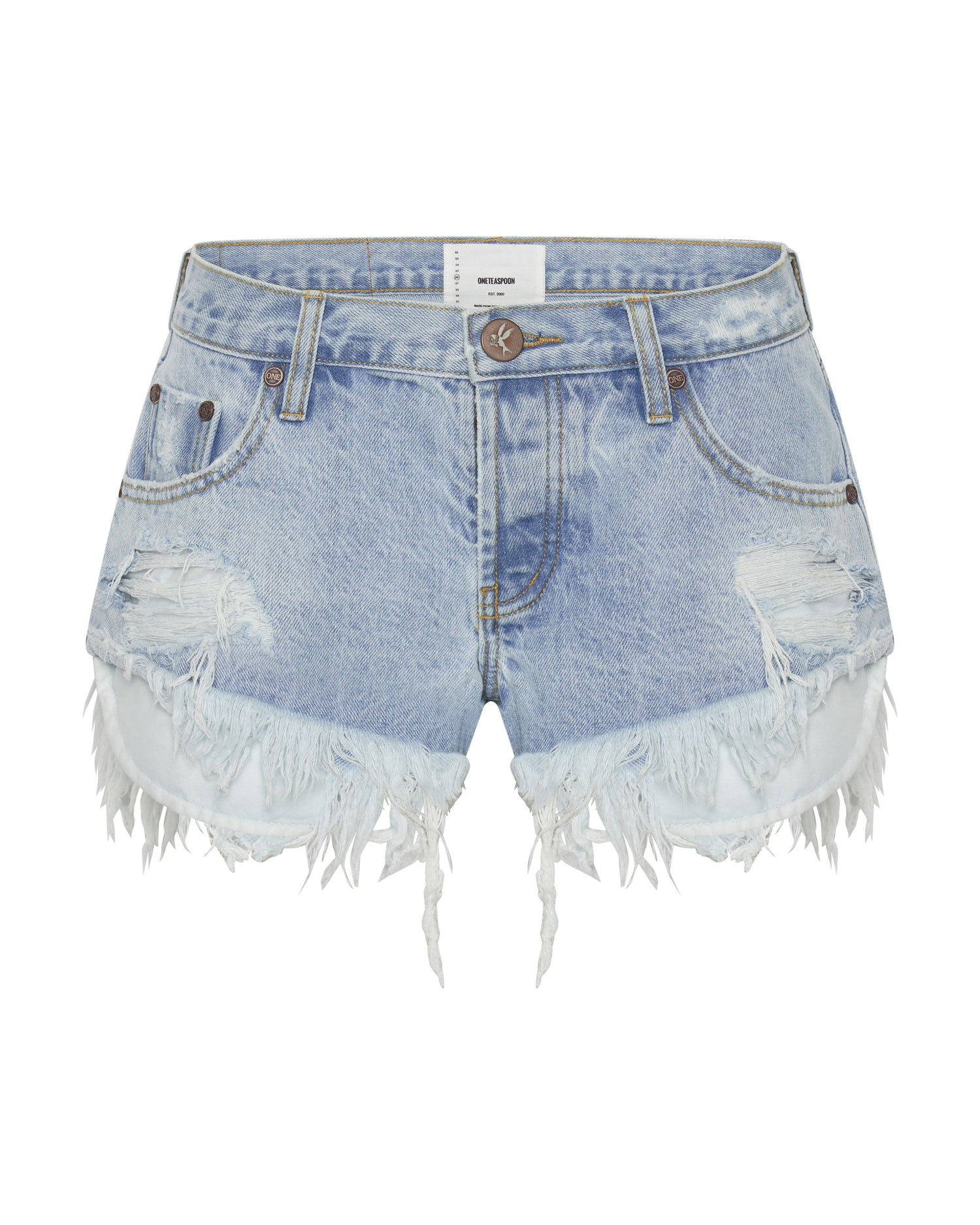 Products FLEETWOOD DUKES LOW WAIST MINI DENIM SHORT
