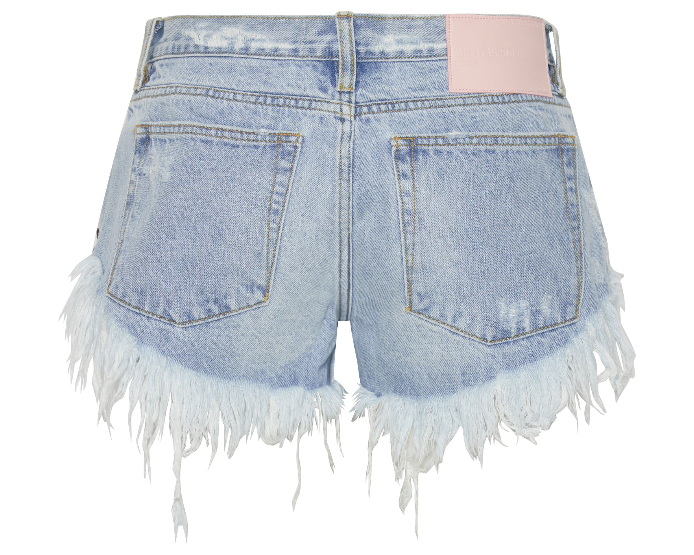 FLEETWOOD DUKES LOW WAIST MINI DENIM SHORT