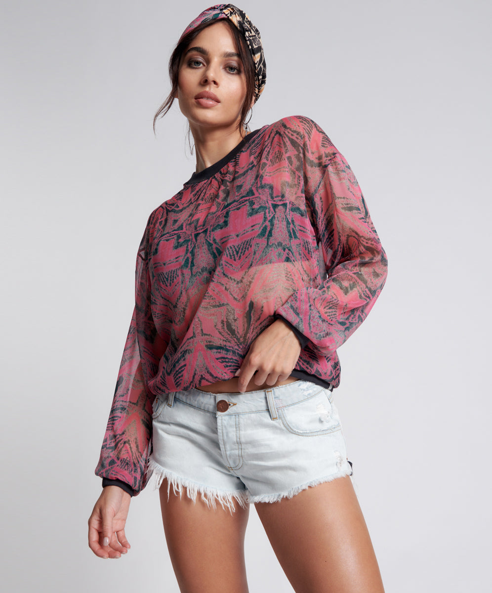 Products BEL AIR BLUE BONITA LOW WAIST DENIM SHORTS