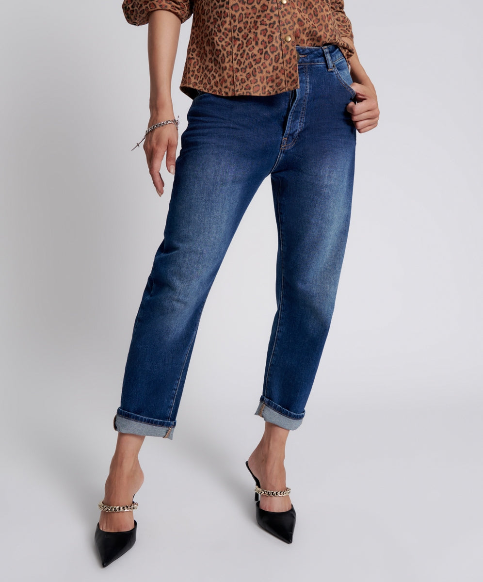 Products Bandits Low Waist Boyfriend Denim Jeans - Power Blue