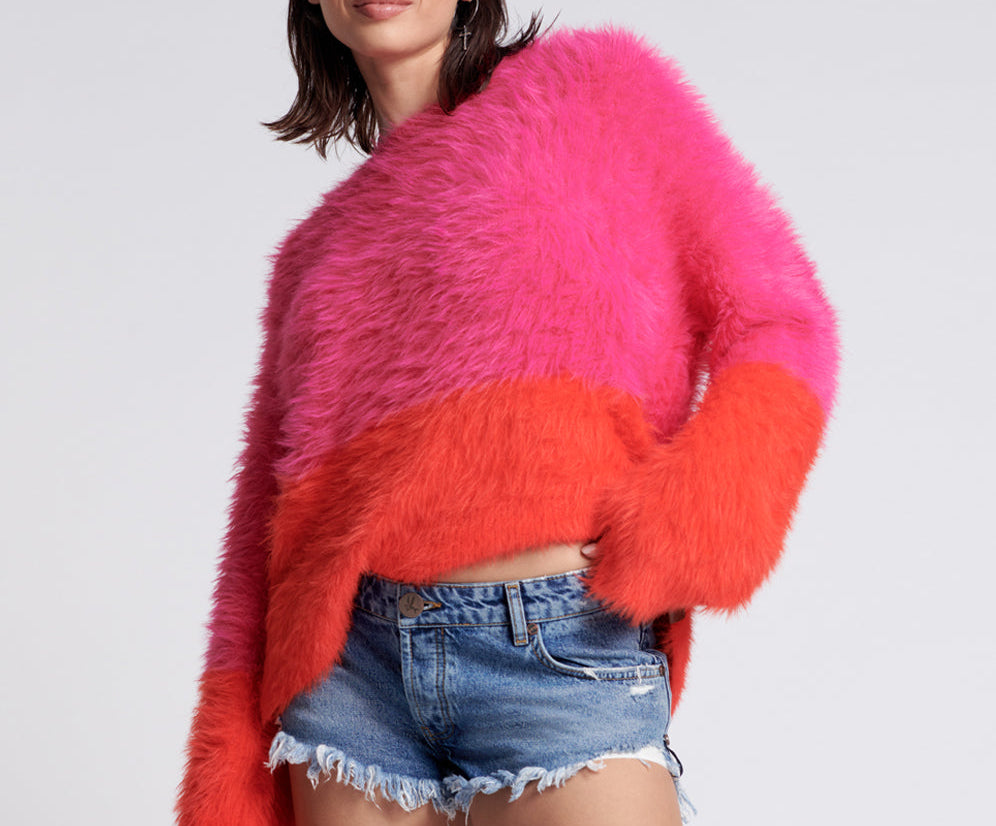 ROSEWOOD BONITA LOW WAIST DENIM SHORTS