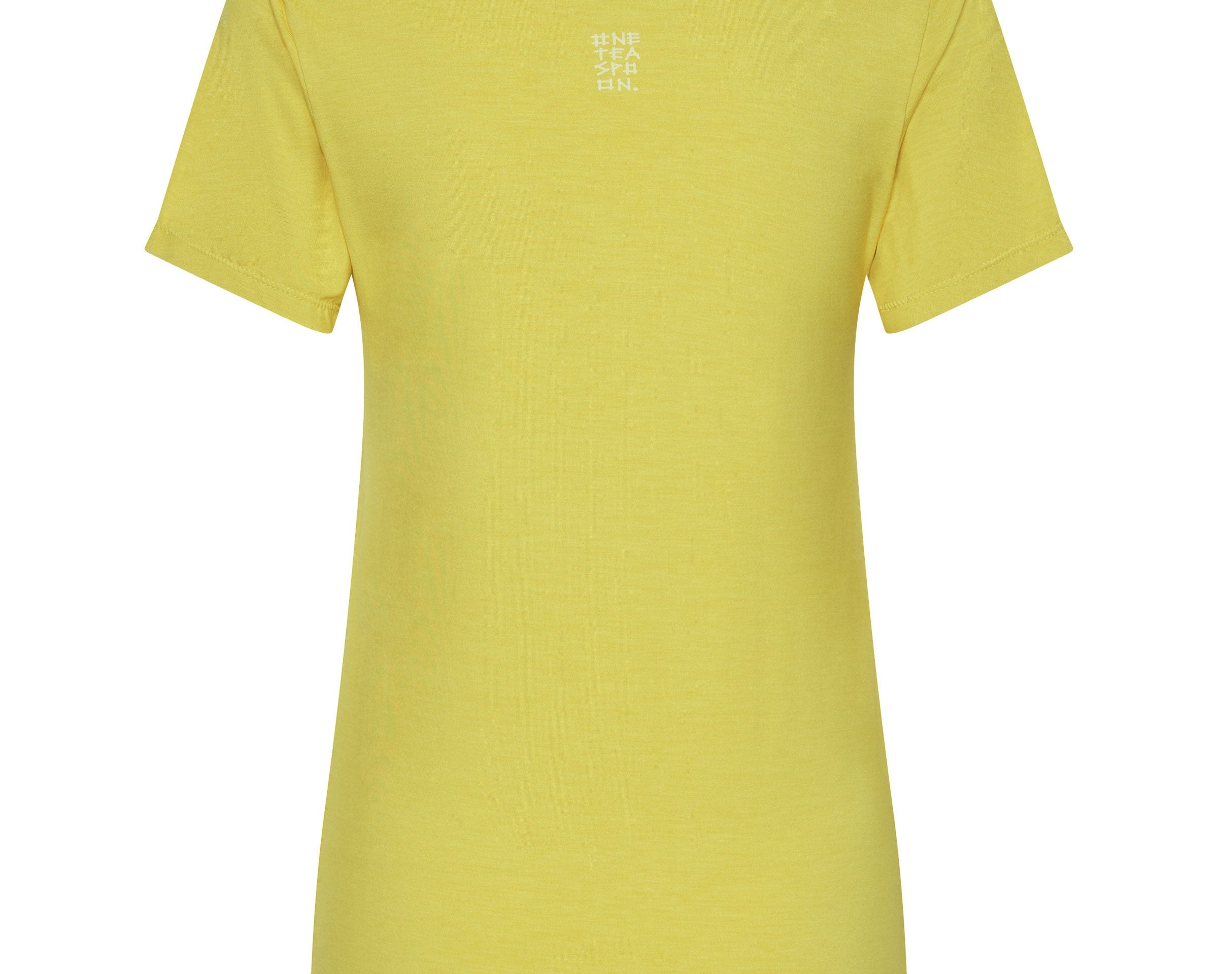BLAZING YELLOW LOGO FITTED TEE