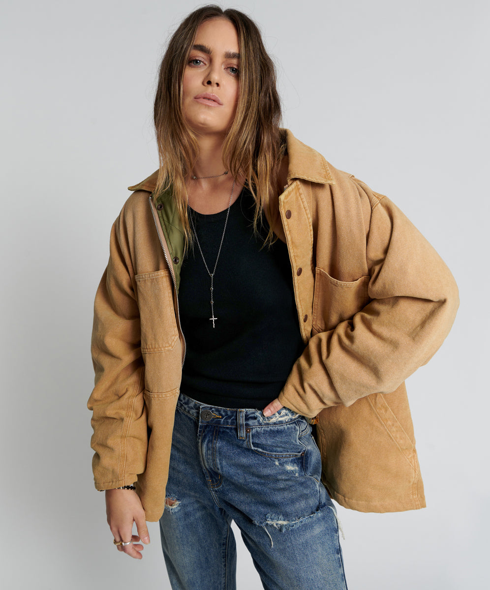 Products MY BOYFRIENDS JACKET BROWN