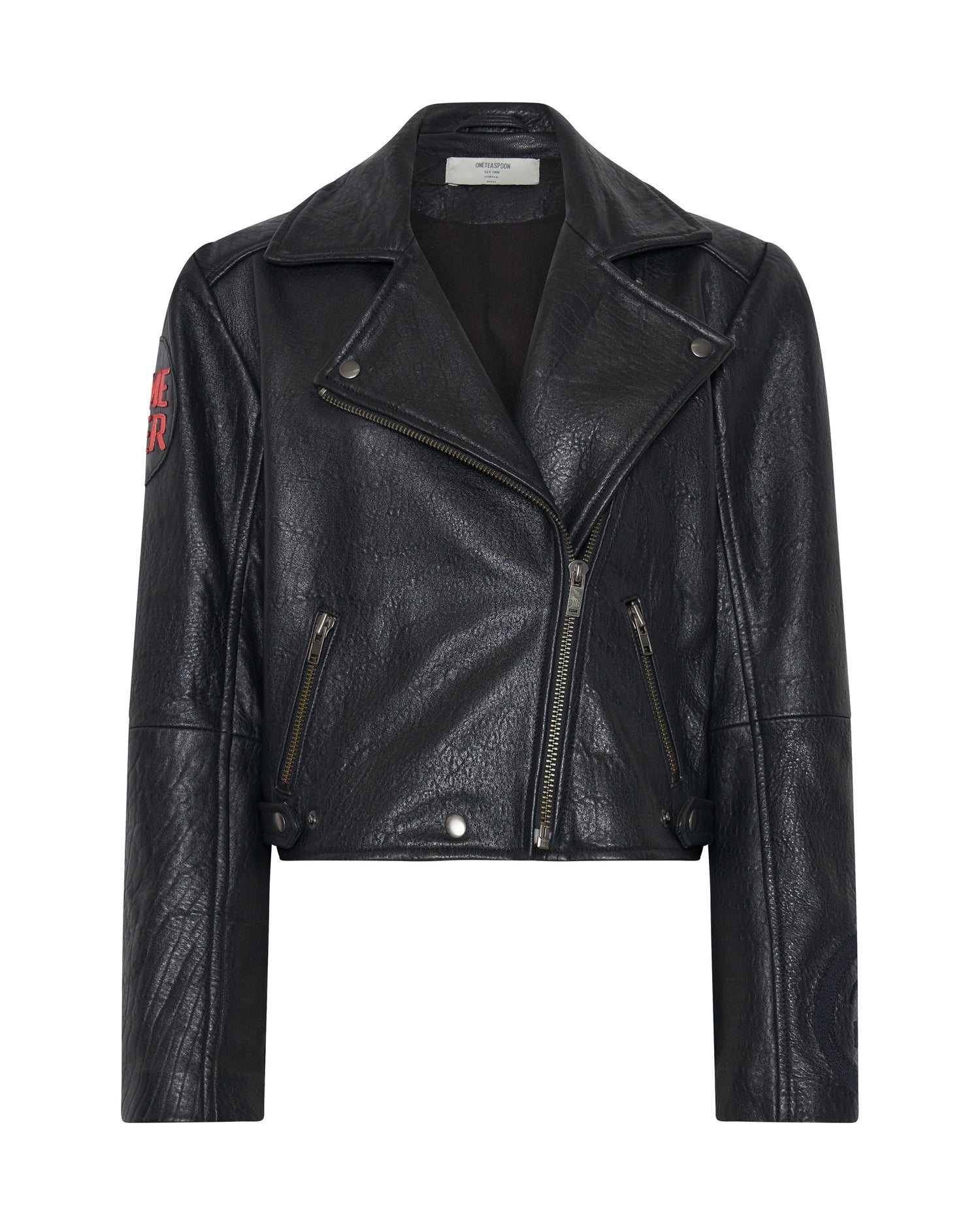 Products GAME OVER CLASSIC LEATHER JACKET
