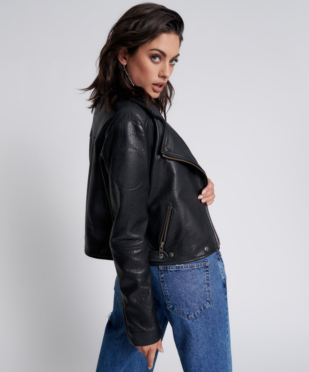 Products GAME OVER CLASSIC LEATHER JACKET