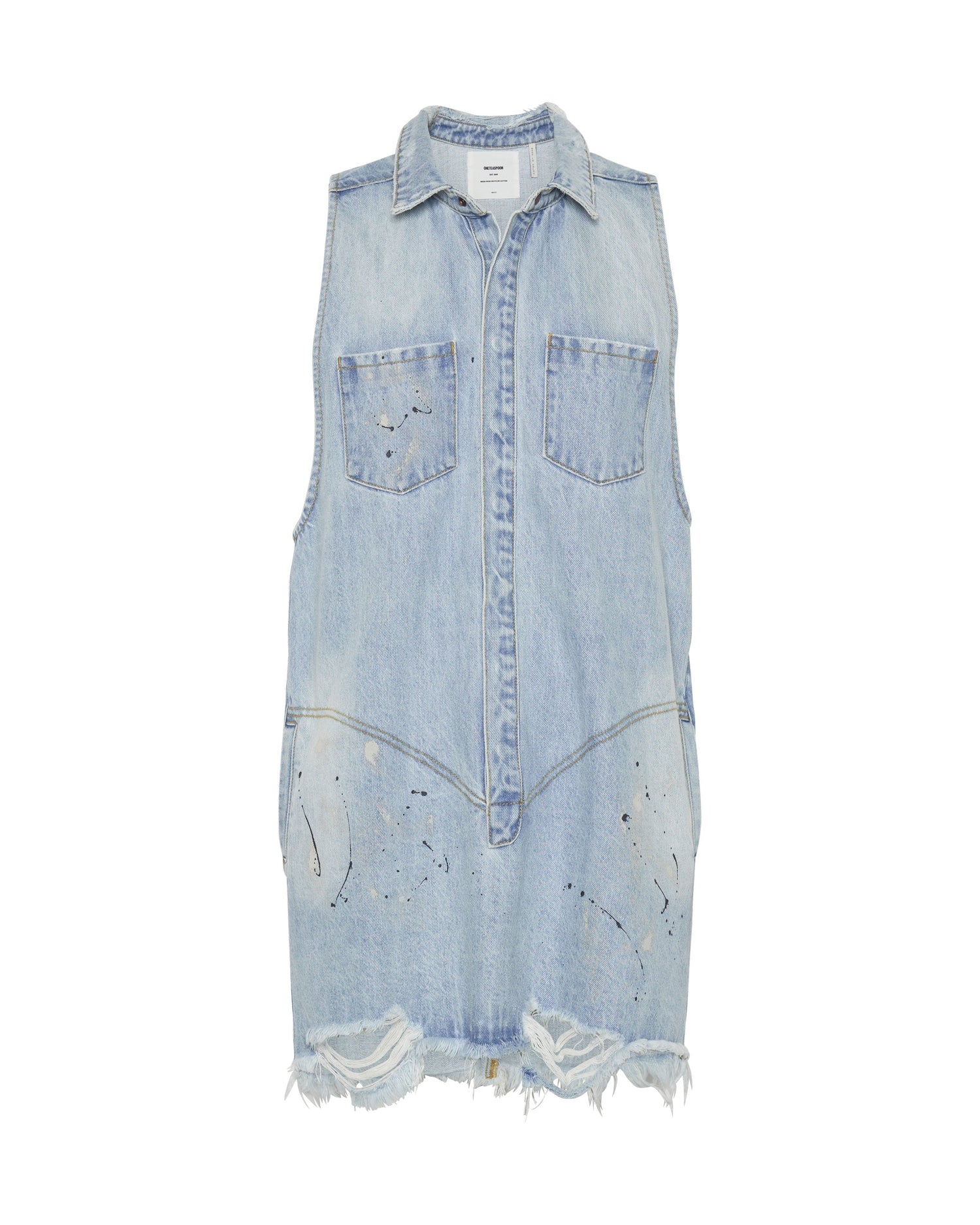 Products Braxton Mini Denim Dress - Fleetwood Artiste