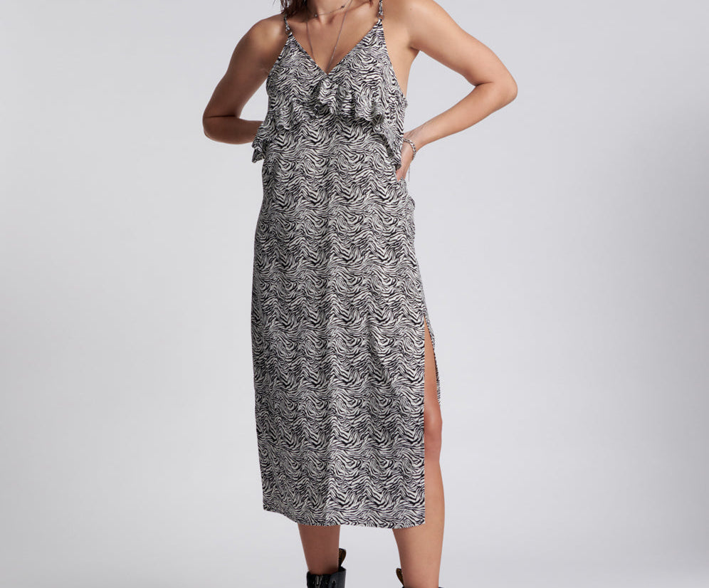 Interference Slip Maxi Dress - Interference