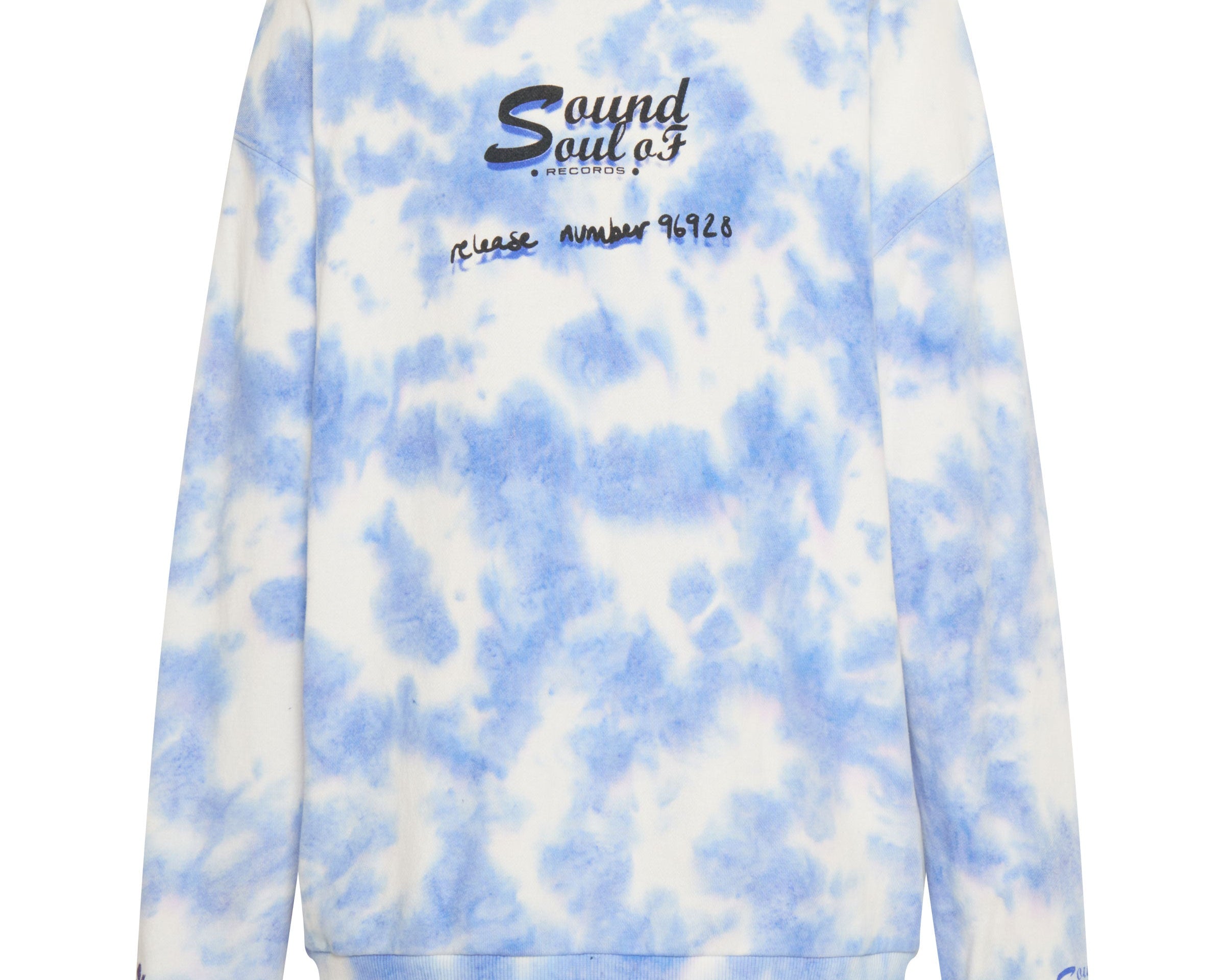 LOVE YOURSELF SOS TIE DYE SWEATER