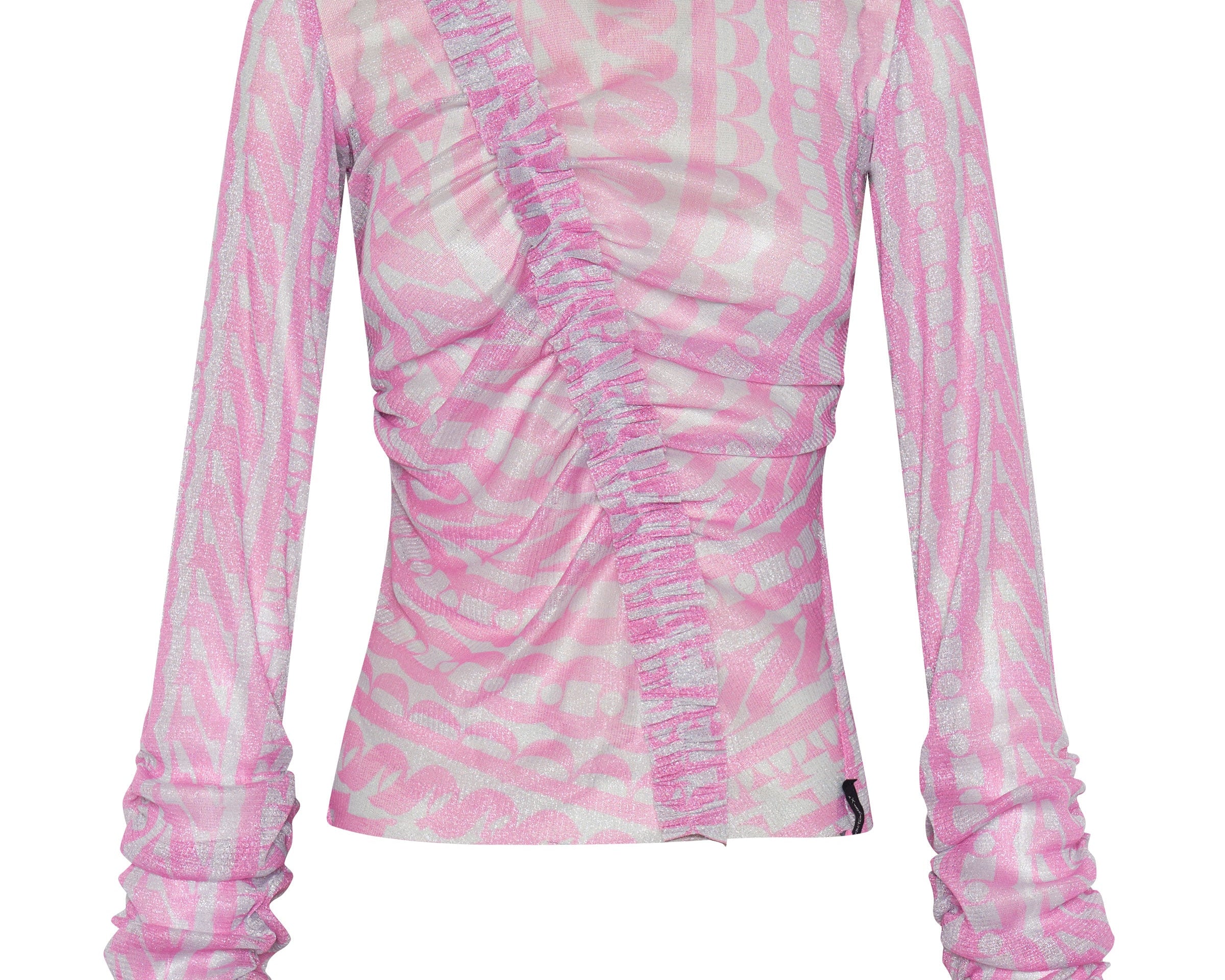 ON REPEAT LUREX PARTY LONGSLEEVE TOP