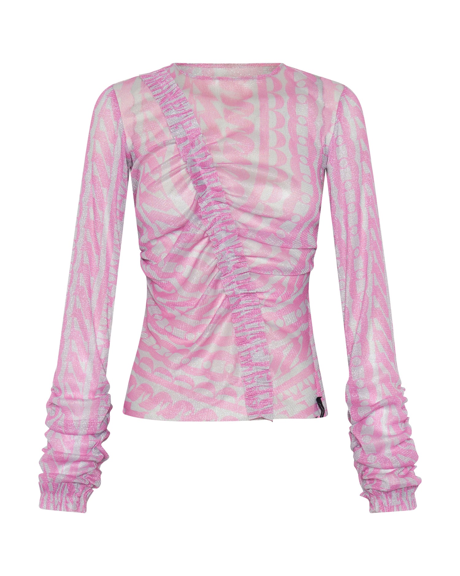 Products ON REPEAT LUREX PARTY LONGSLEEVE TOP