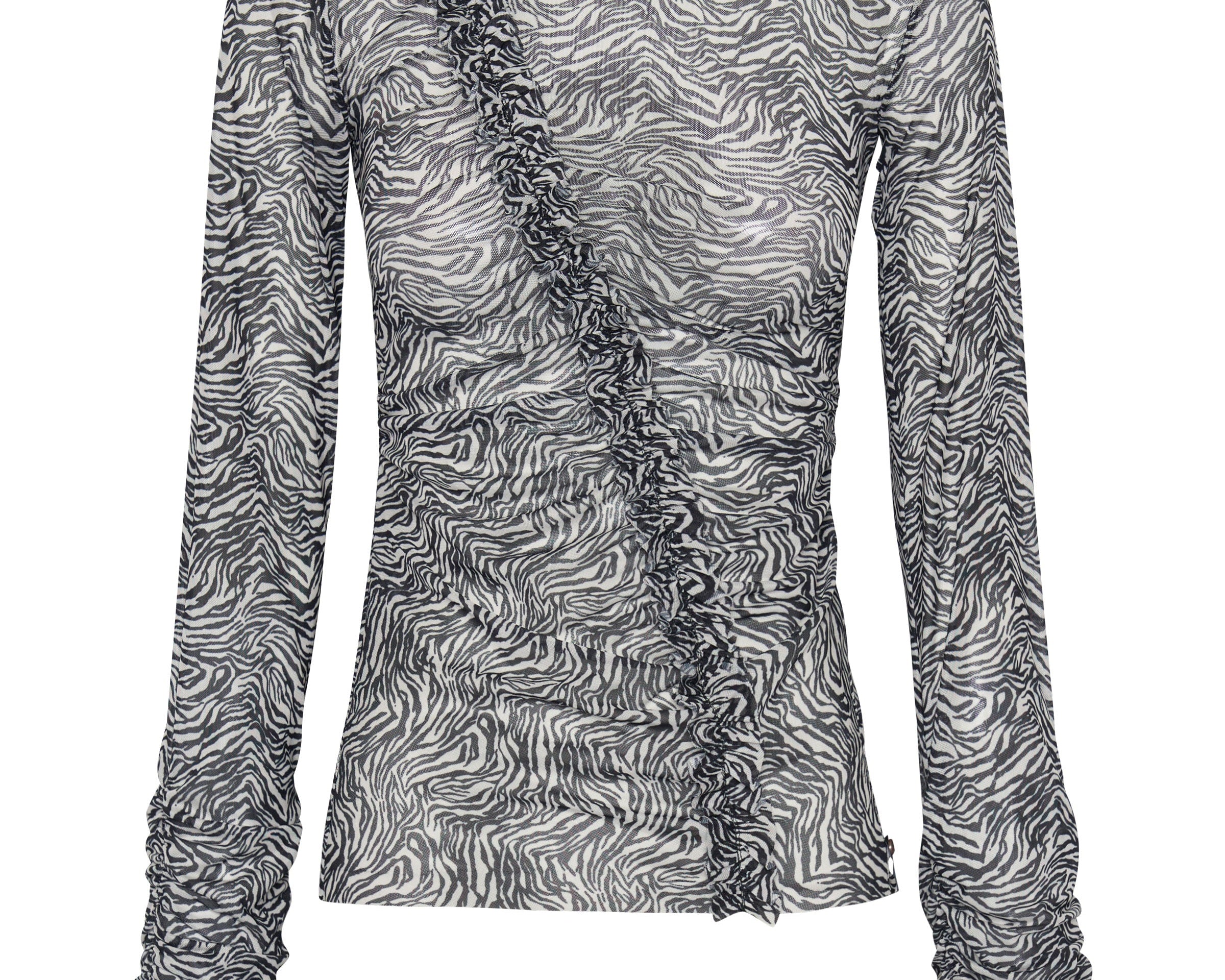 Ruffle Party Longsleeve Top - Interference