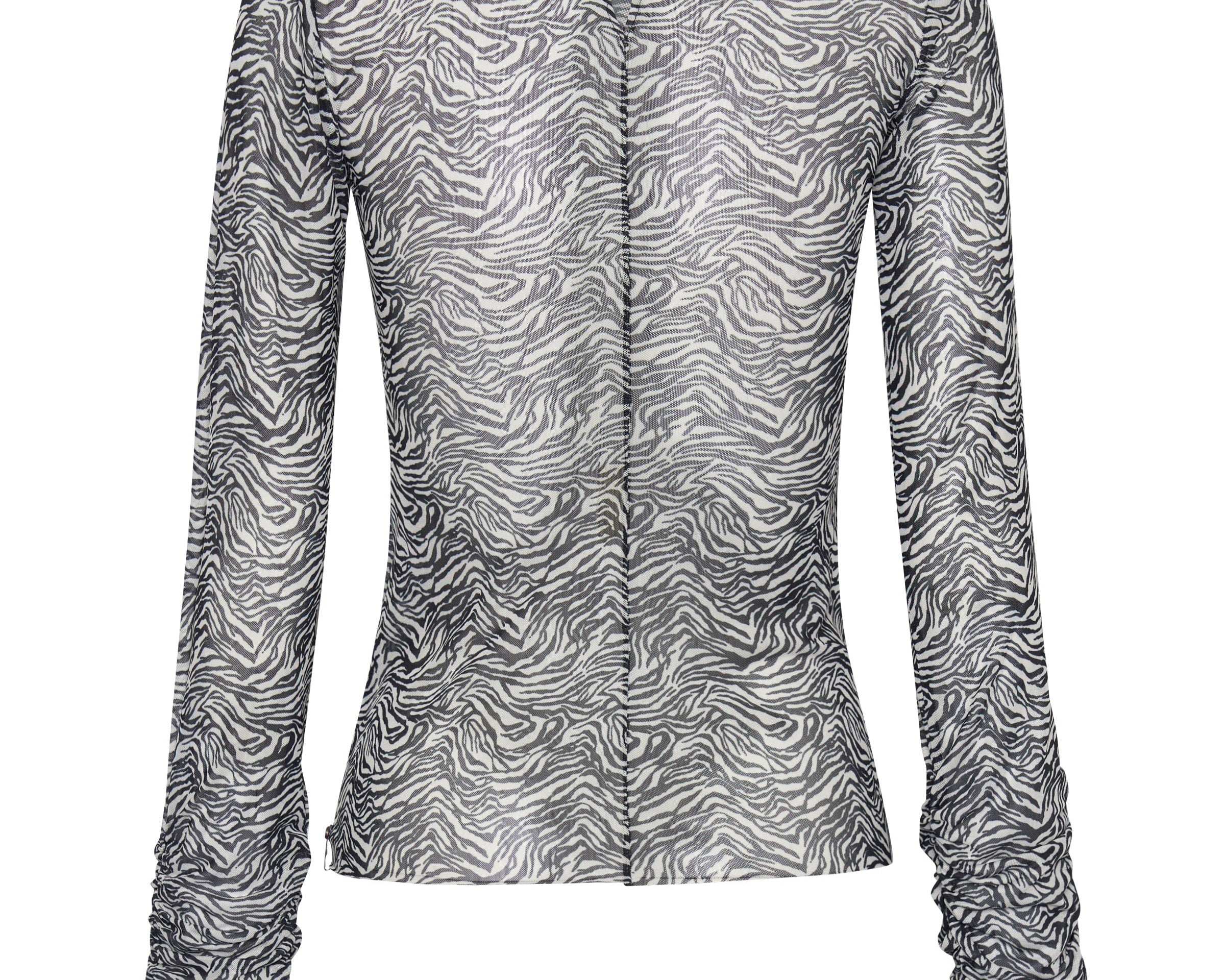 Ruffle Party Longsleeve Top - Interference