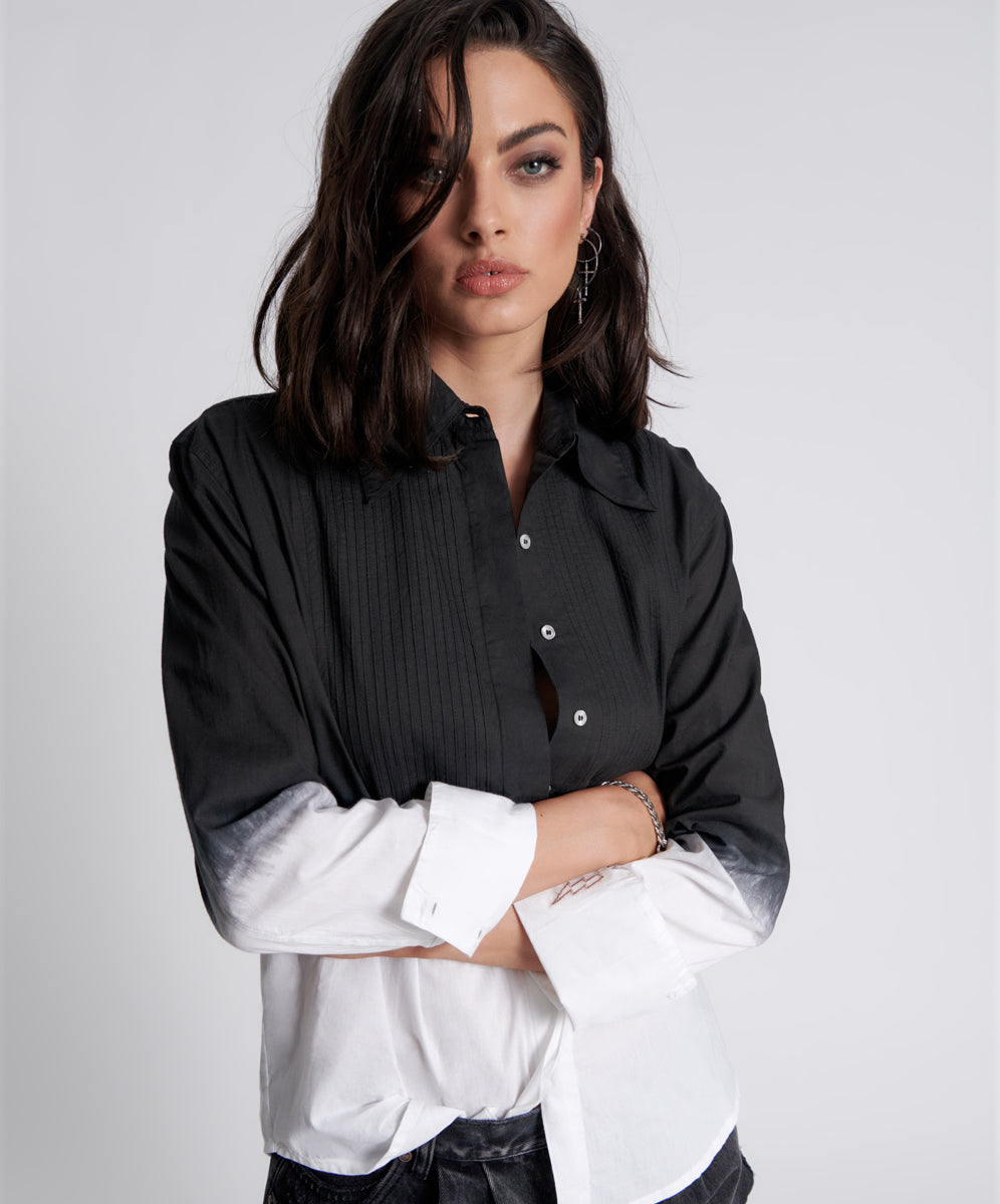 Products FADE OUT TUXEDO SHIRT