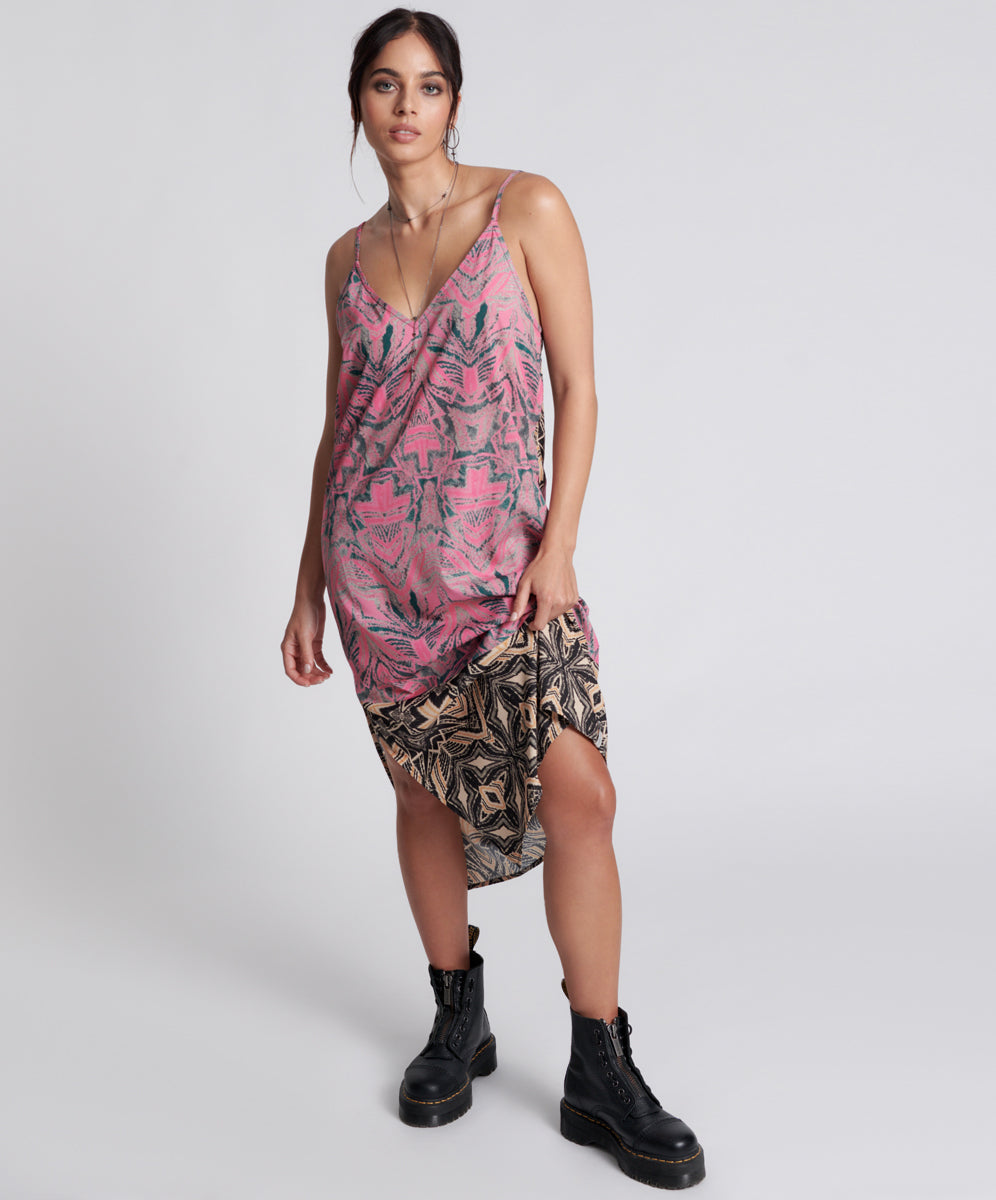 Products KALEIDOSCOPE LONG SLIP DRESS