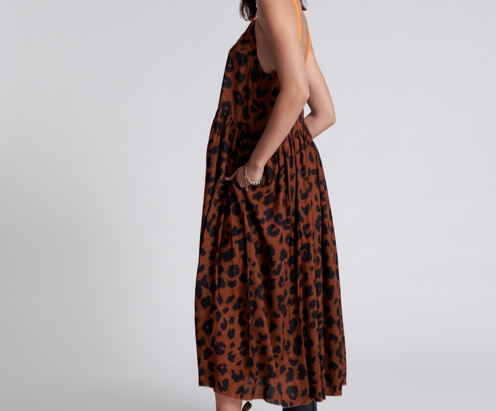 ANIMAL ANARCHY RUNAWAY SLIP DRESS