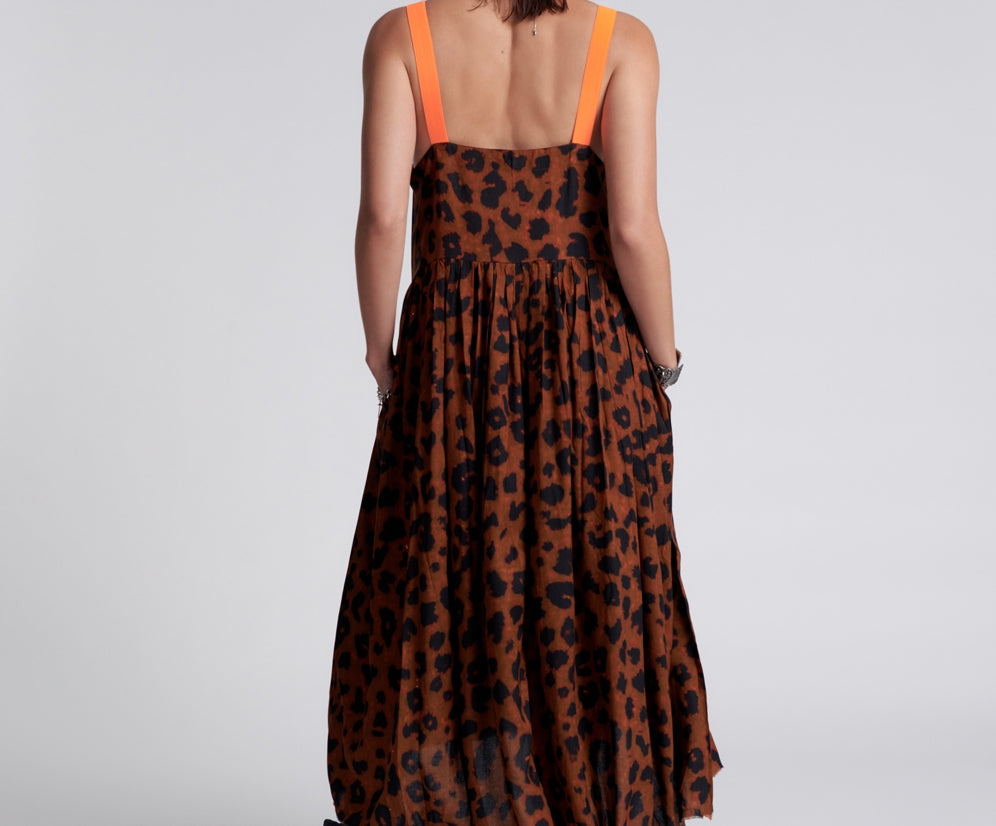 ANIMAL ANARCHY RUNAWAY SLIP DRESS