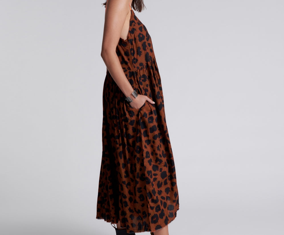 ANIMAL ANARCHY RUNAWAY SLIP DRESS