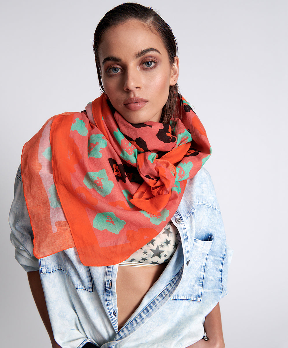 Last Stock WILD LEOPARD OVERSIZED BANDANA