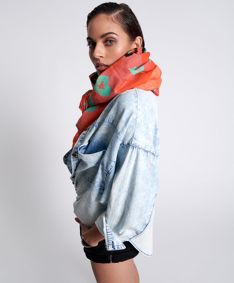 Last Stock WILD LEOPARD OVERSIZED BANDANA