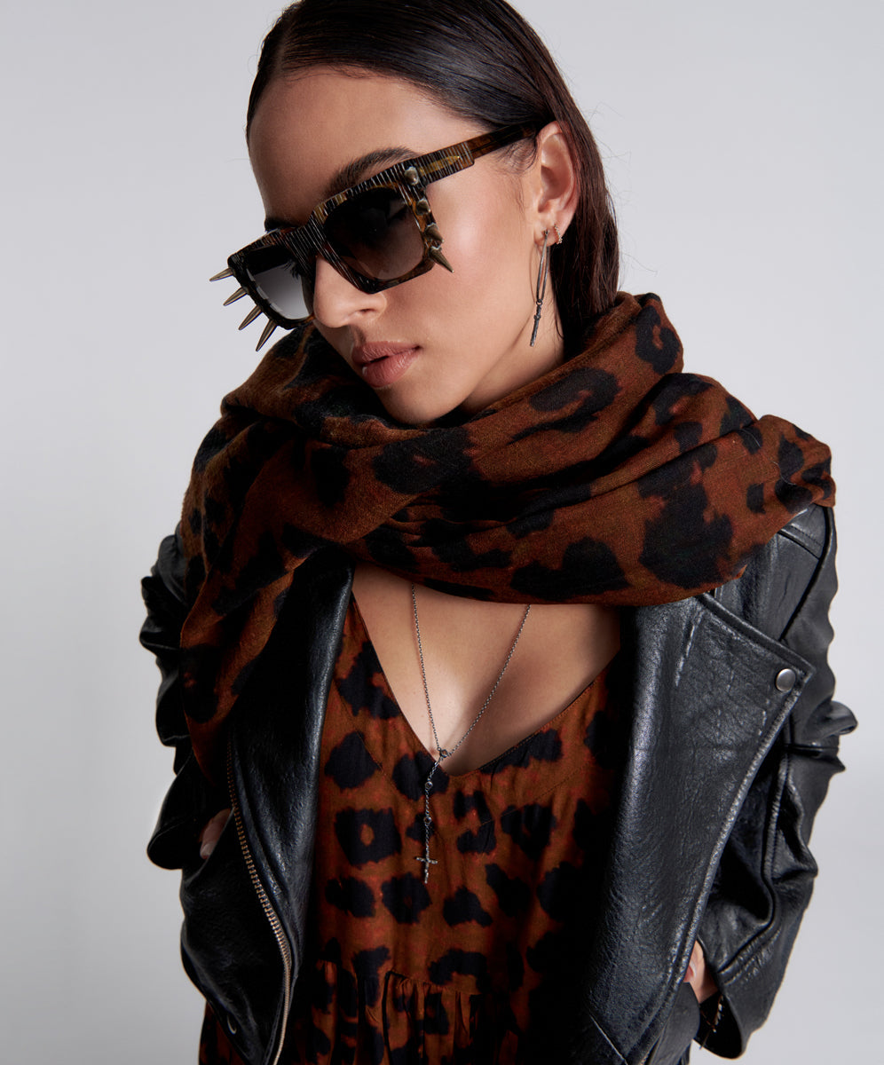 Products ANIMAL ANARCHY WOOL SCARF