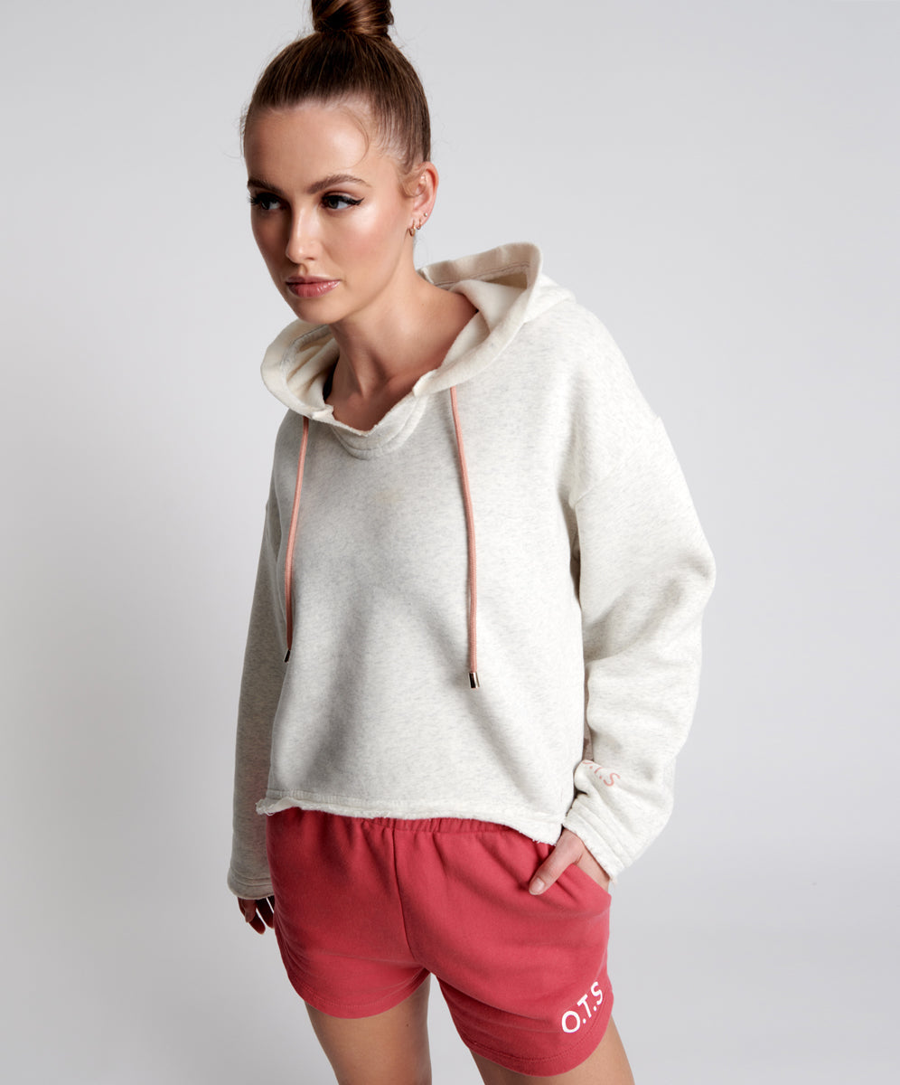 Products OTS WHITE MARL VOYAGER HOODY