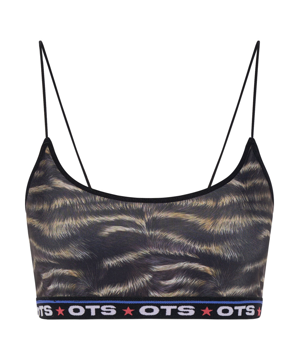 Products Boxer Crop Bralette - Dark Animal