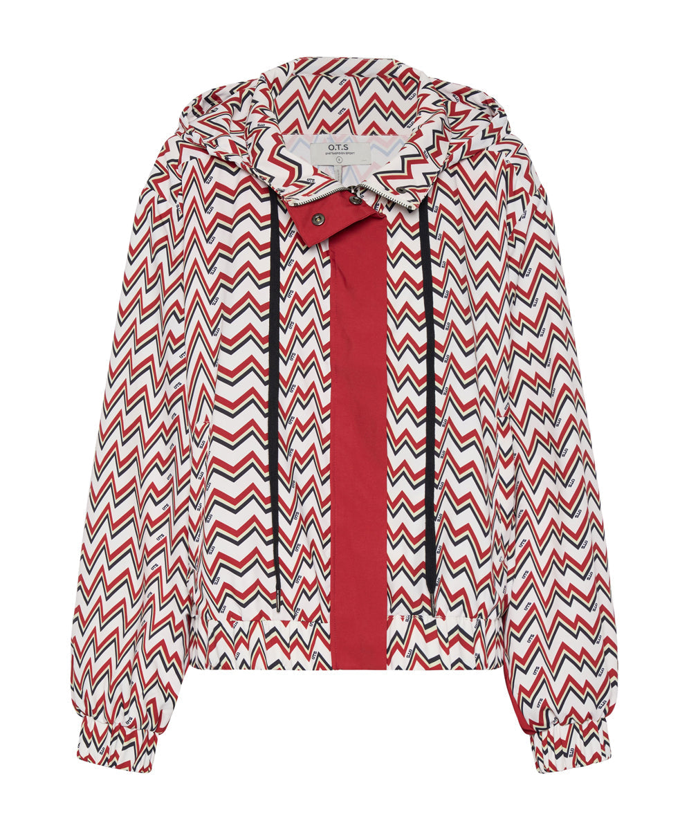 Products O.T.S Heartline Track Jacket - Red White