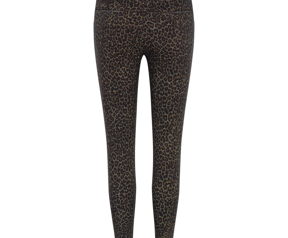 LEOPARD PREACHERS HIGH WAIST SKINNY JEANS