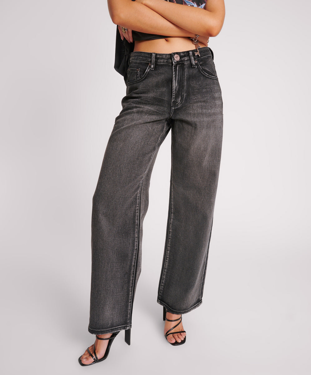 OneTeaSpoon/ワンティースプーン】BARREL MID WAIST DENIM JEAN