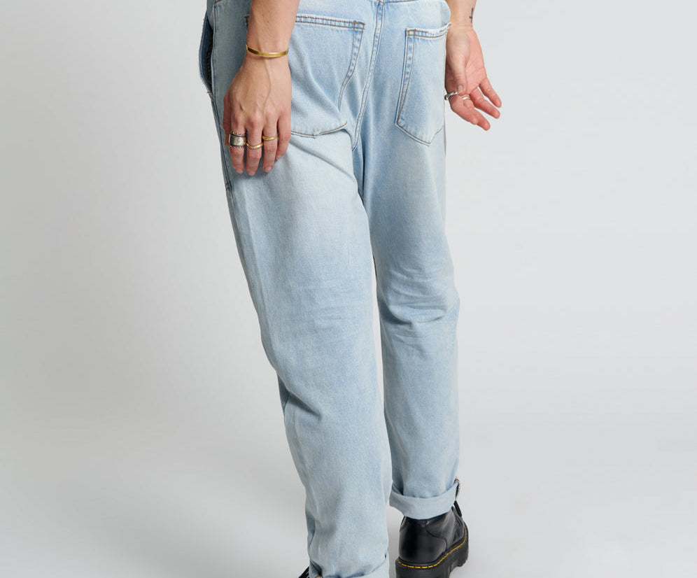 CASANOVA SHABBIES DRAWSTRING BOYFRIEND JEANS