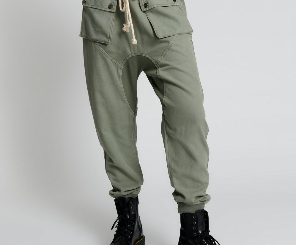 FADED KHAKI CADET PANTS