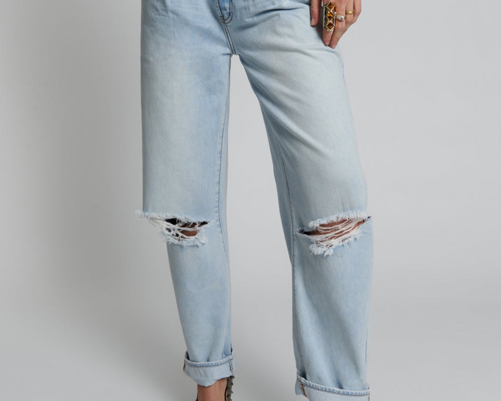 Smiths Low Waist Wide Leg Denim Jeans - Casanova