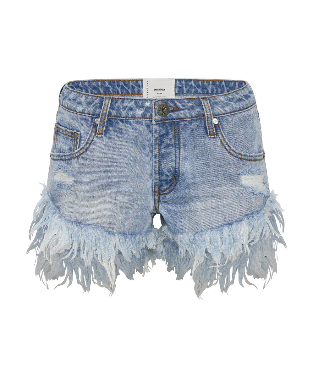 Products OCEAN DUKES LOW WAIST MINI DENIM SHORT