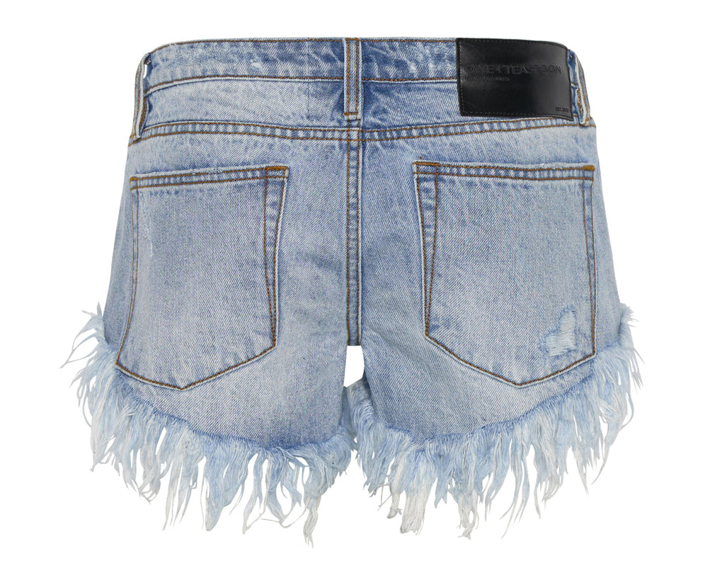 OCEAN DUKES LOW WAIST MINI DENIM SHORT