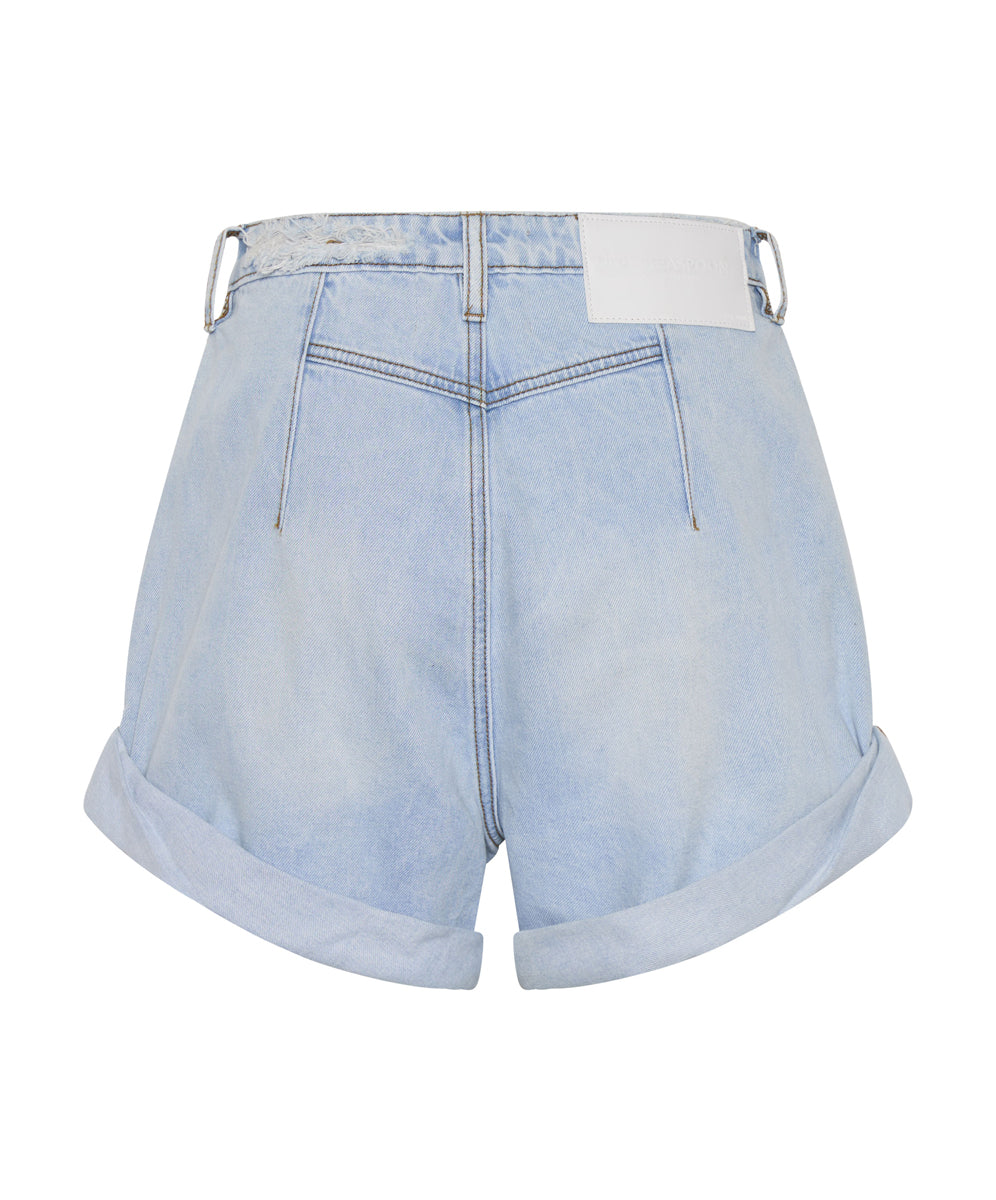 Streetwalkers High Waist 80S Fit Denim Shorts - Casanova