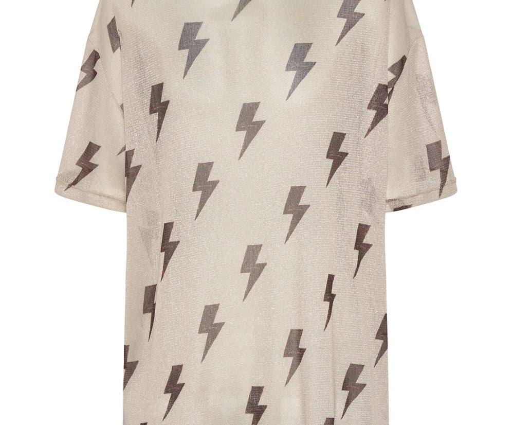 LIGHTNING STRIKES MESH TEE SHIRT