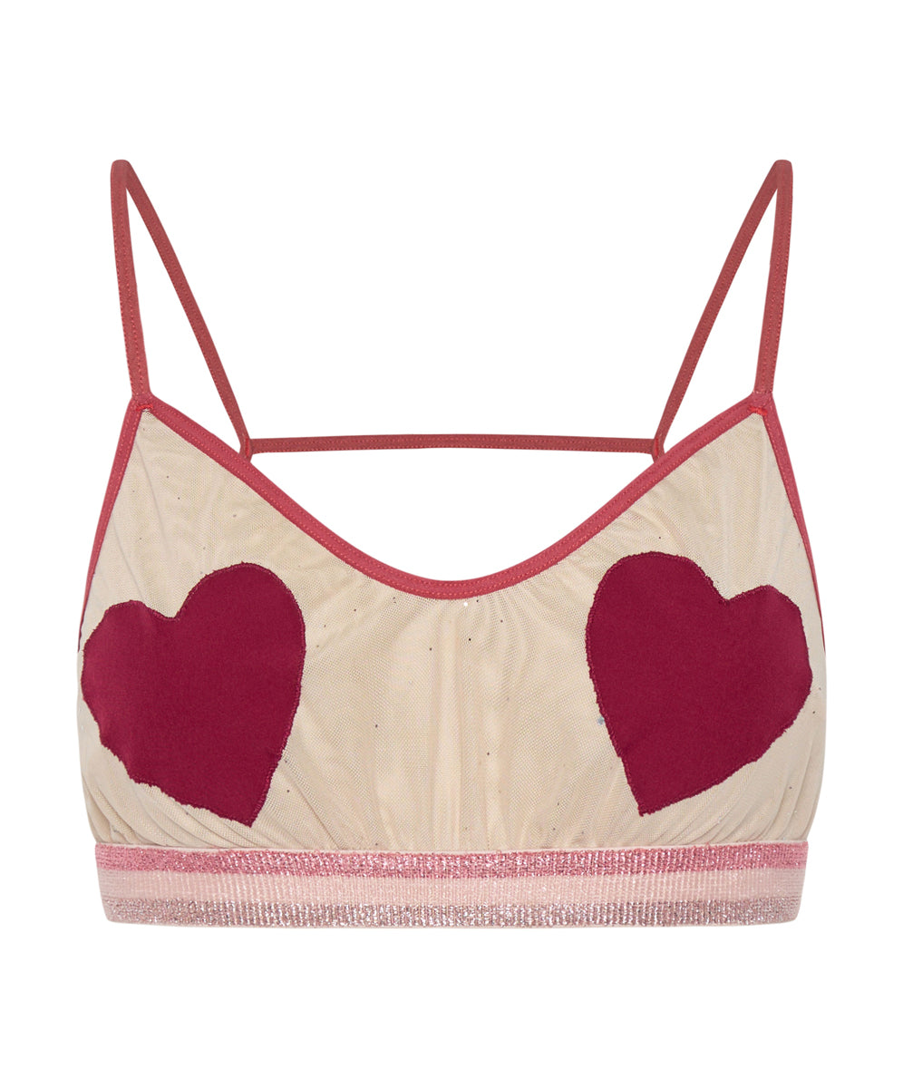 Products Heartbreaker Layla Mesh Bralette - Stone
