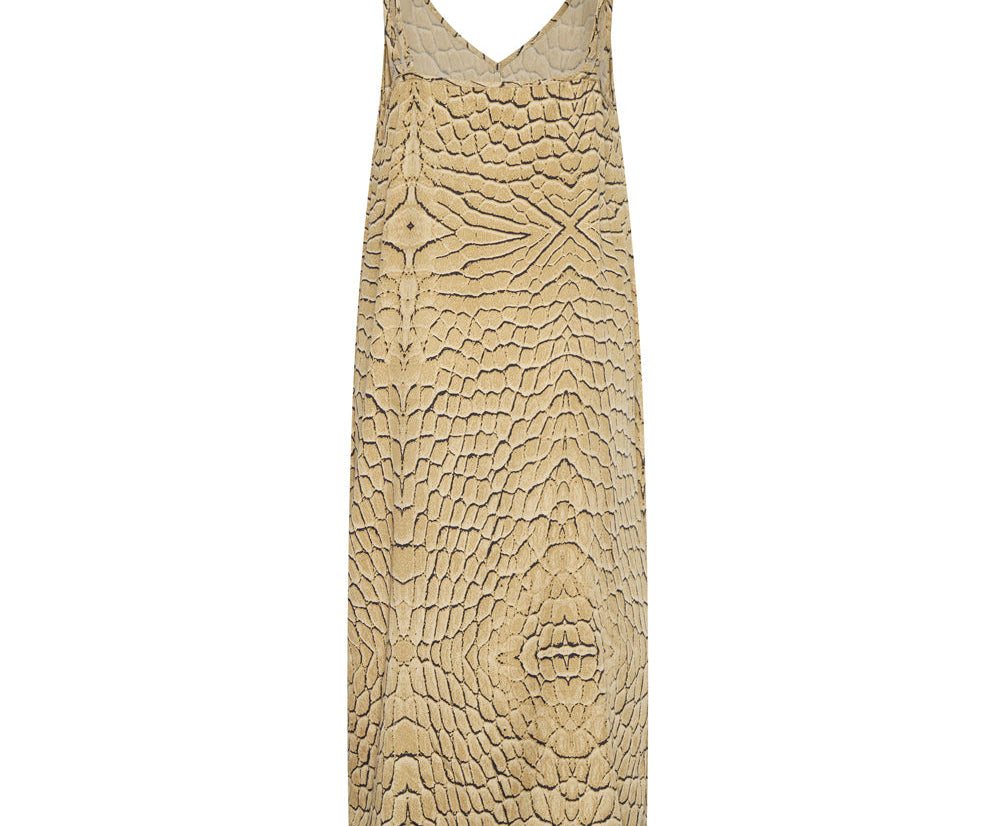 Delusion Laced Slip Maxi Dress - Snake