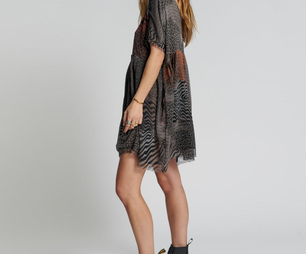 DILEMA OVERSIZED MINI DRESS