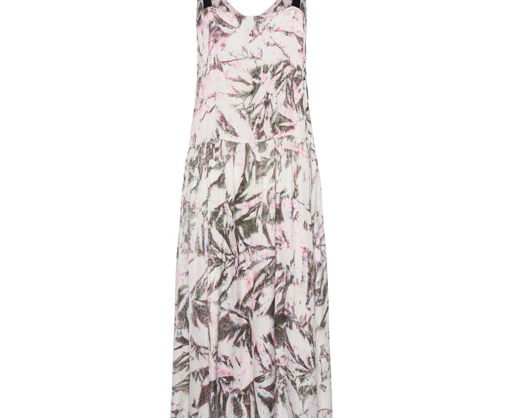ILLUSIONS RUNAWAY HAND PRINTED CAMI DRESS