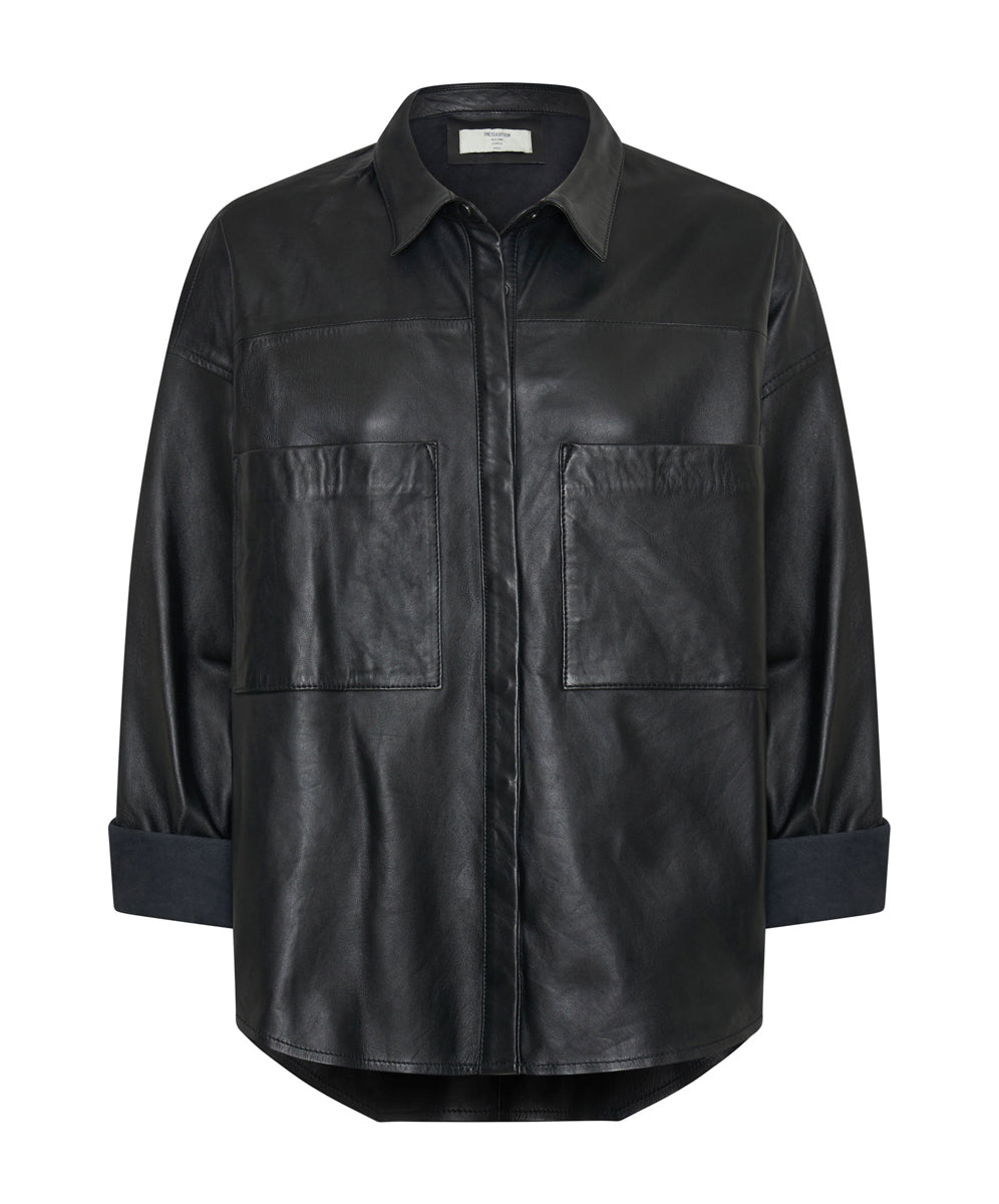Products LAST KISS LEATHER DARIA SHACKET