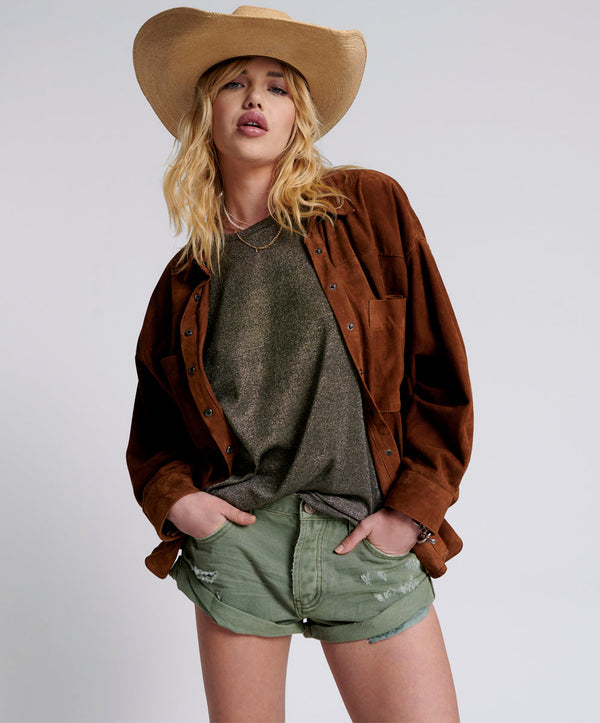 SUEDE DARIA SHACKET