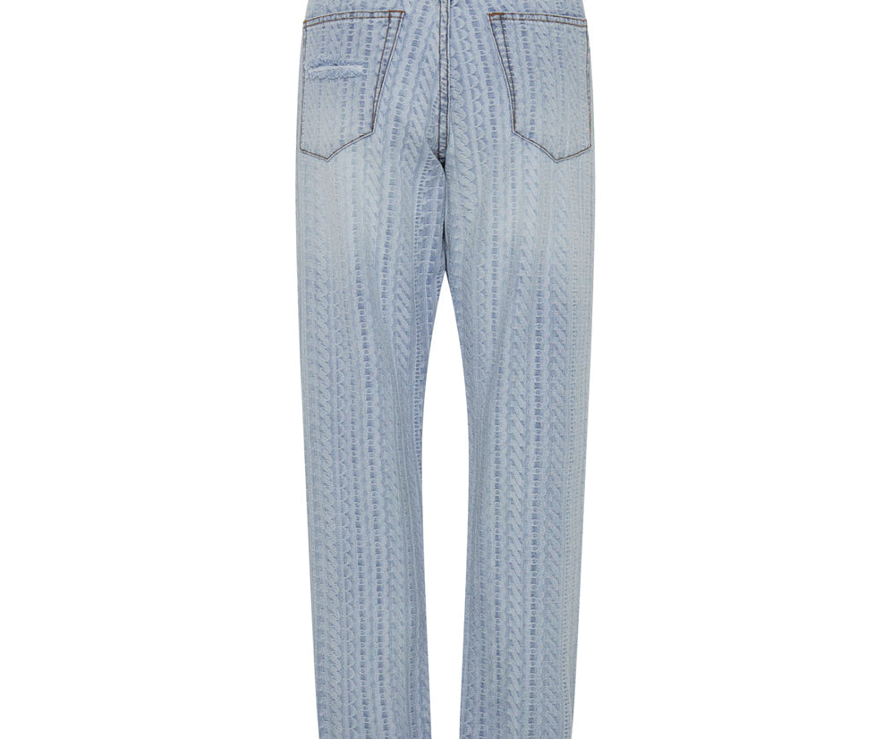 1982S High Waist Balloon Denim Jeans - Light Blue