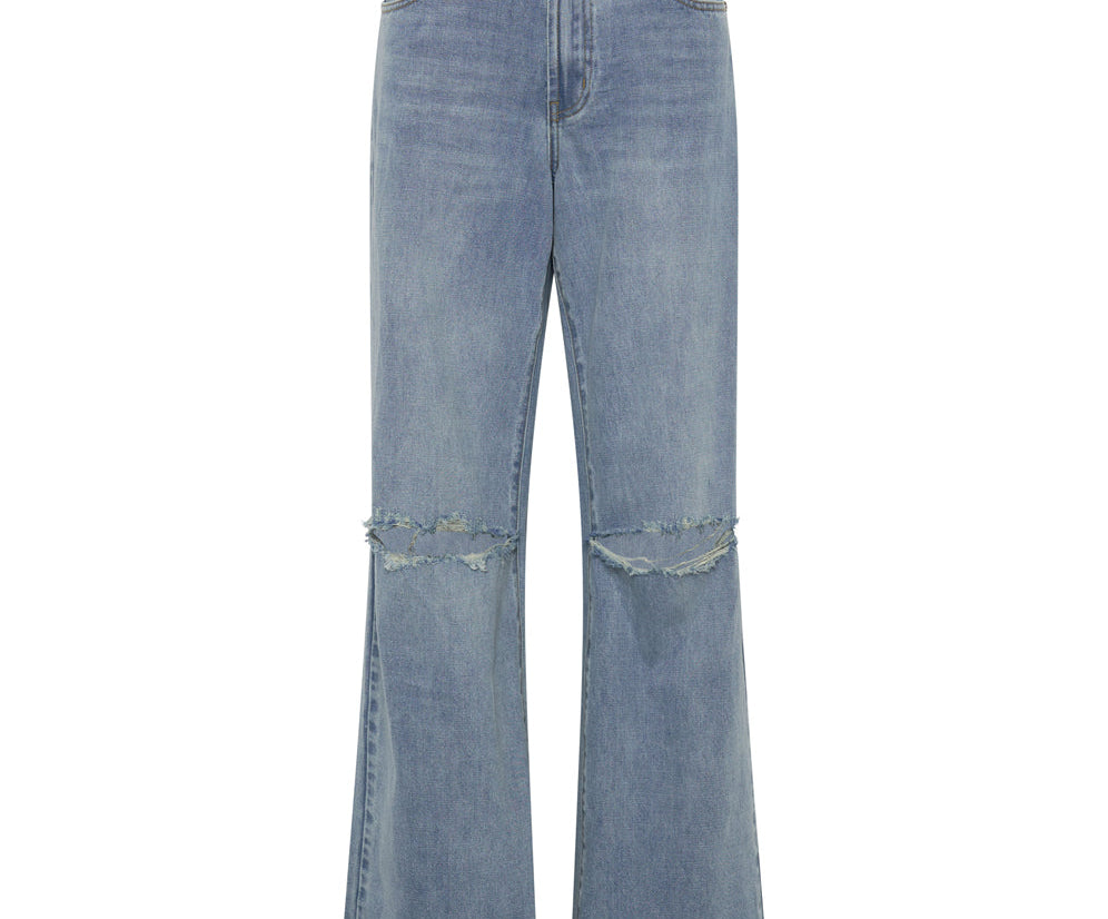 HENDRIXE JACKSON MID WAIST WIDE LEG JEANS